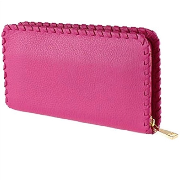 Tory Burch pink Marion zip wallet - Picture 3 of 8